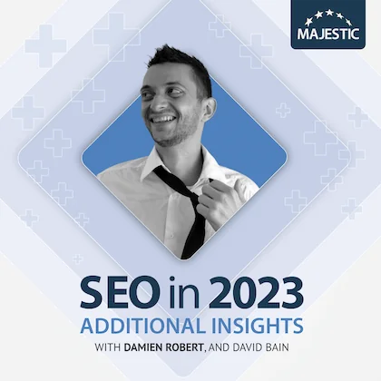 Damien Robert 2023 podcast cover with logo
