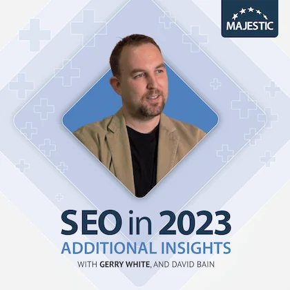 Gerry White 2023 podcast cover with logo