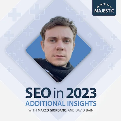 Marco Giordano 2023 podcast cover with logo