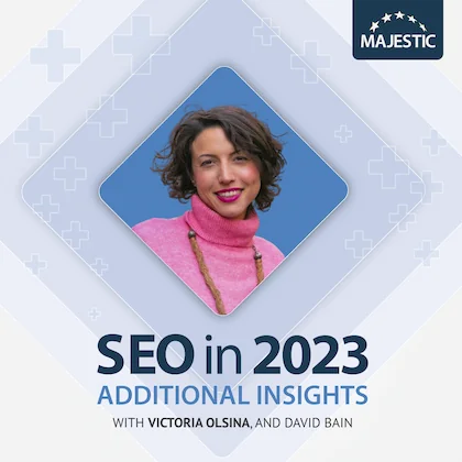 Victoria Olsina 2023 Additional Insights podcast cover with logo