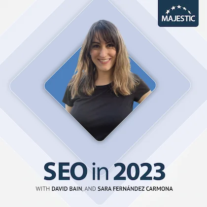 Sara Fern&aacute;ndez Carmona 2023 podcast cover with logo