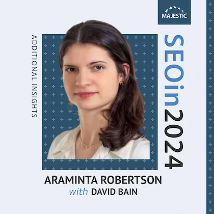 Araminta Robertson 2024 podcast cover with logo