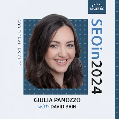 Giulia Panozzo 2024 Additional Insights podcast cover with logo