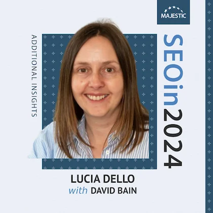 Lucia Dello 2024 podcast cover with logo