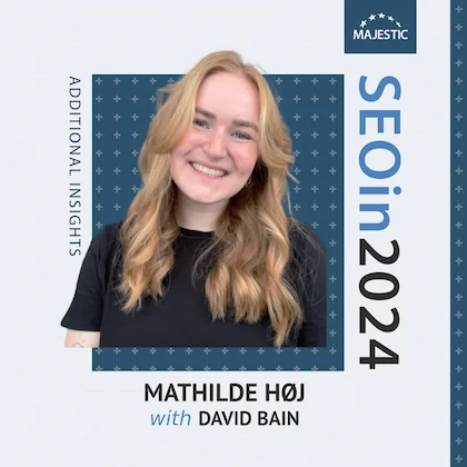 Mathilde H&oslash;j 2024 Additional Insights podcast cover with logo