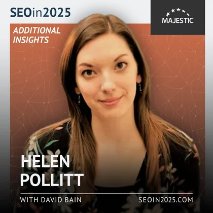 Helen Pollitt 2025 podcast cover with logo
